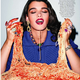 Image for article titled French Vogue Puts Crystal Renn And Uncle Terry In A Food-Filled Room